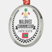 Malediven Silbernes Ornament (Links)