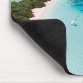 Malediven-Strand Mousepad (Ecke)