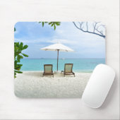 Malediven-Strand Mousepad (Mit Mouse)