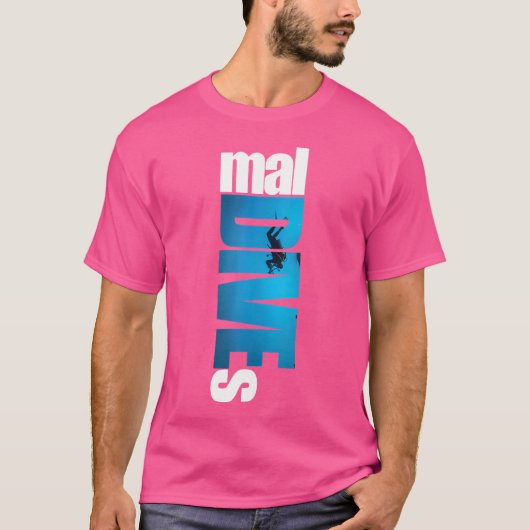 Malediven Tauchen T-Shirt (Vorderseite)