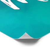 🧲 Malediven-Tropenstrand-Urlaubserinnerung 🌴 Poster (Ecke)