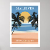 Malediven, Tropisches Paradies Poster (Vorne)
