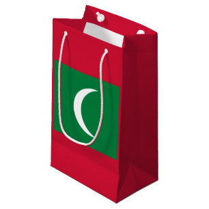 Maledivische Flagge Kleine Geschenktüte