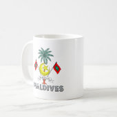 Maledivisches Emblem Kaffeetasse (Vorderseite Links)