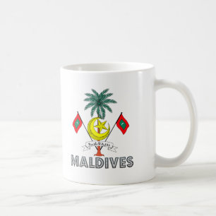 Maledivisches Emblem Kaffeetasse