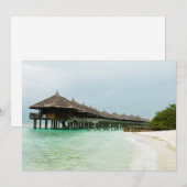 maledivisches Resort (Vorne/Hinten)