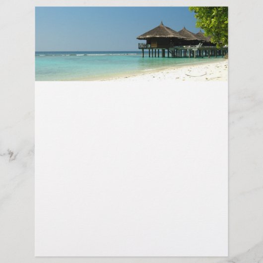 maledivisches Resort Flyer (Vorne)