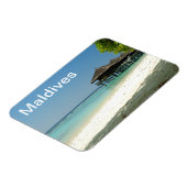 maledivisches Resort Magnet (Linke Seite)