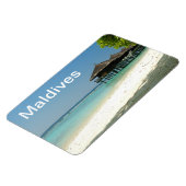 maledivisches Resort Magnet (Linke Seite)