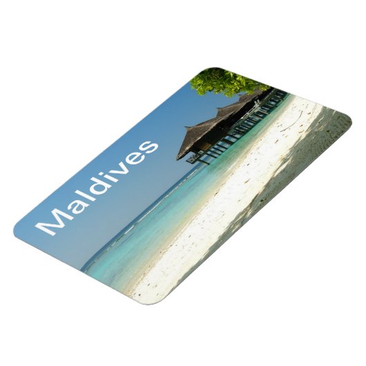 maledivisches Resort Magnet (Linke Seite)