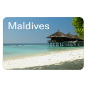 maledivisches Resort Magnet (Horizontal)