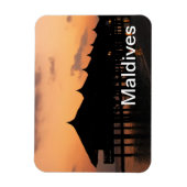 maledivisches Resort Magnet (Vertikal)