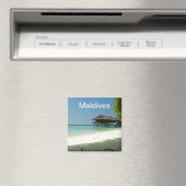 maledivisches Resort Magnet (In Situ (Geschirrspüler))