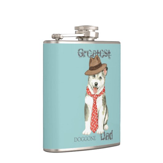 Malemute Vater Flachmann (Rechts)