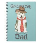 Malemute Vater Notizblock (Vorderseite)