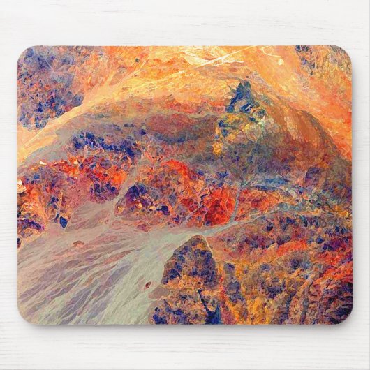 Malen: Berge u. Wasserfall: Mousepad (Vorne)