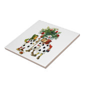 Malen der Rosen der Königin in der Alicen im Fliese (Seite)