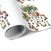 Malen der Rosen der Königin in der Alicen im Geschenkpapier (Rolleneckpunkt)