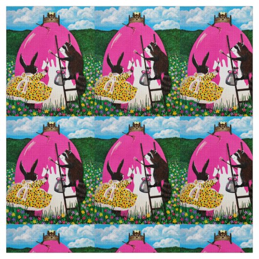 Malen des BIG PINK EGG! Stoff (Muster)