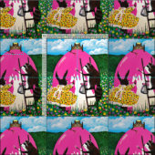 Malen des BIG PINK EGG! Stoff (Kachel)