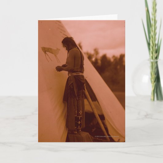 Malen des Zeichens seiner Medizin Karte (Vorderseite)