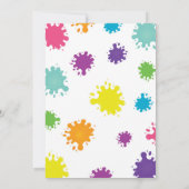 Malen Geburtstag Einladung Malerei Einladung Kunst (Rückseite)