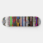 Malen klassischer Skateboarding-VHS-Tapes Skateboard (Horizontal)