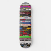 Malen klassischer Skateboarding-VHS-Tapes Skateboard (Vorderseite)