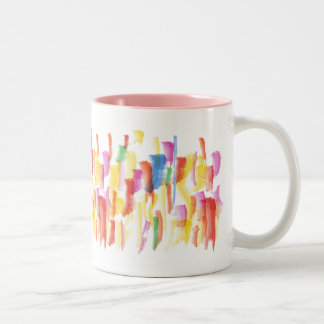 Malen Sie befleckte Tasse