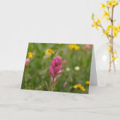 Malen Sie Bürste-Rosige 05 004 Karte (Gelbe Blume)