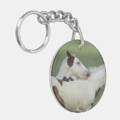 Malen Sie das Fohlen-Spielen Schlüsselanhänger (Vorderseite links)