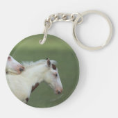 Malen Sie das Fohlen-Spielen Schlüsselanhänger (Rückseite)