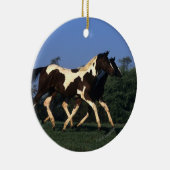 Malen Sie das Jährlings-Laufen Keramik Ornament (Rechts)