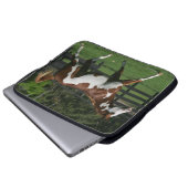 Malen Sie das Pferd, das 1 laufen lässt Laptopschutzhülle (Vorne Knopf)