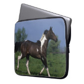 Malen Sie das Pferd, das 2 laufen lässt Laptopschutzhülle (Vorderseite Links)