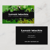 Malen Sie Designer-Geschäftskarte des Spritzers Visitenkarte (Vorne/Hinten)