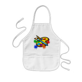 Malen Sie die Paletten-Spritzer, die Schürzen für