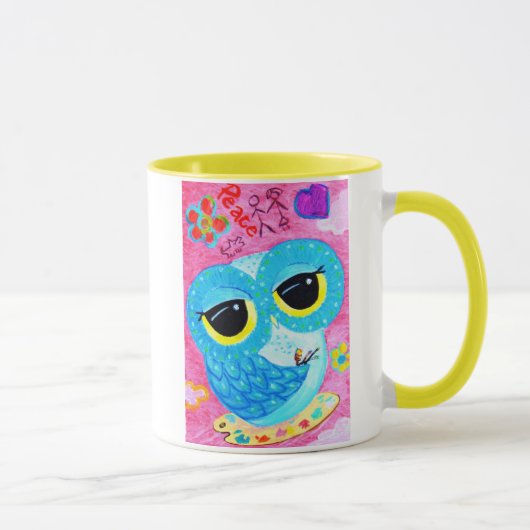 Malen Sie die Welt ein besserer Platz Tasse (Rechts)