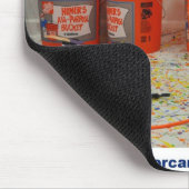 Malen Sie Eimer-Welpen Mousepad (Ecke)