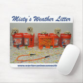 Malen Sie Eimer-Welpen Mousepad (Mit Mouse)