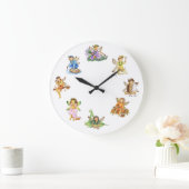 Malen Sie Elf-Fee JL Biel Große Wanduhr (Zuhause)