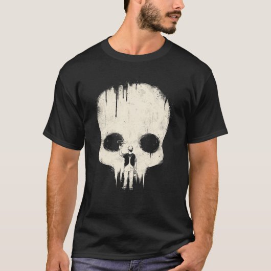 Malen Sie es Schwarz T-Shirt (Vorderseite)