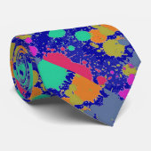 Malen Sie Gamaschen bunt bemannt Krawatte (Gerollt)