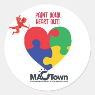 Malen Sie Ihr Herz aus! MACTown Stickers
