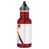 Malen Sie Ihr Herz aus, Wasserflasche (Rechts)