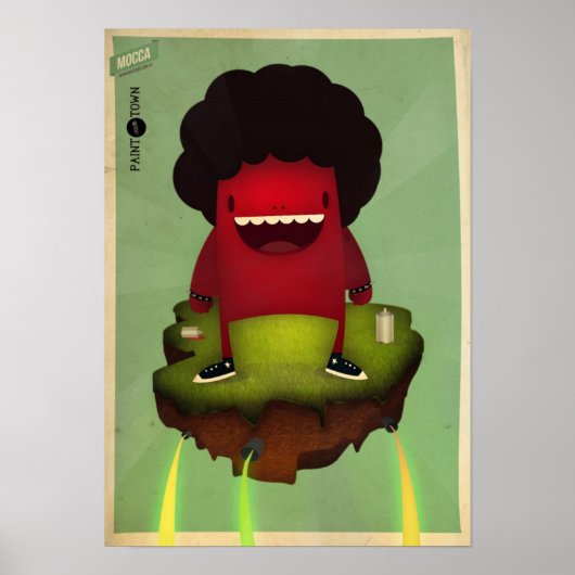 Malen Sie Ihre Stadt Poster (Vorne)