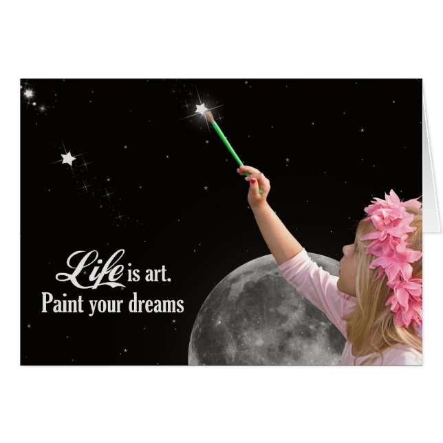 Malen Sie Ihre Träume (Vorderseite (Horizontal))