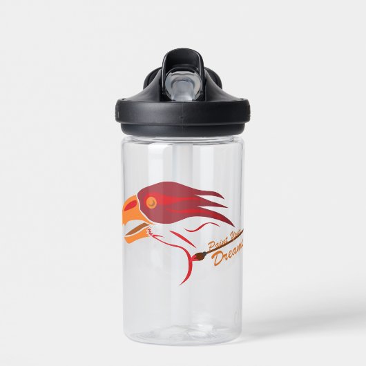 Malen Sie Ihre Träume Trinkflasche (Vorne)