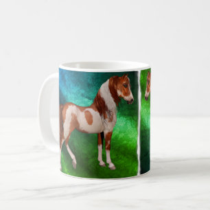 Malen Sie klassische Tasse des Pferd11oz, ändern