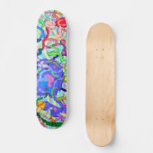 Malen Sie Kleckse Skateboard (Vorderseite)